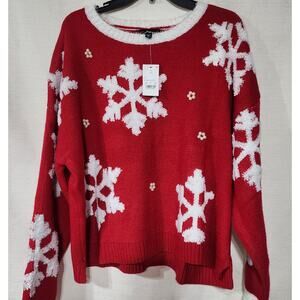 Christmas snowflake sweater by 33 degrees women's XXL